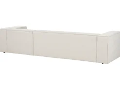 Hjørnesofa 3 personers VERNON Lys Beige Venstrevendt