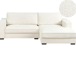 Hjørnesofa RENDERS Boucle Cremehvid Venstrevendt