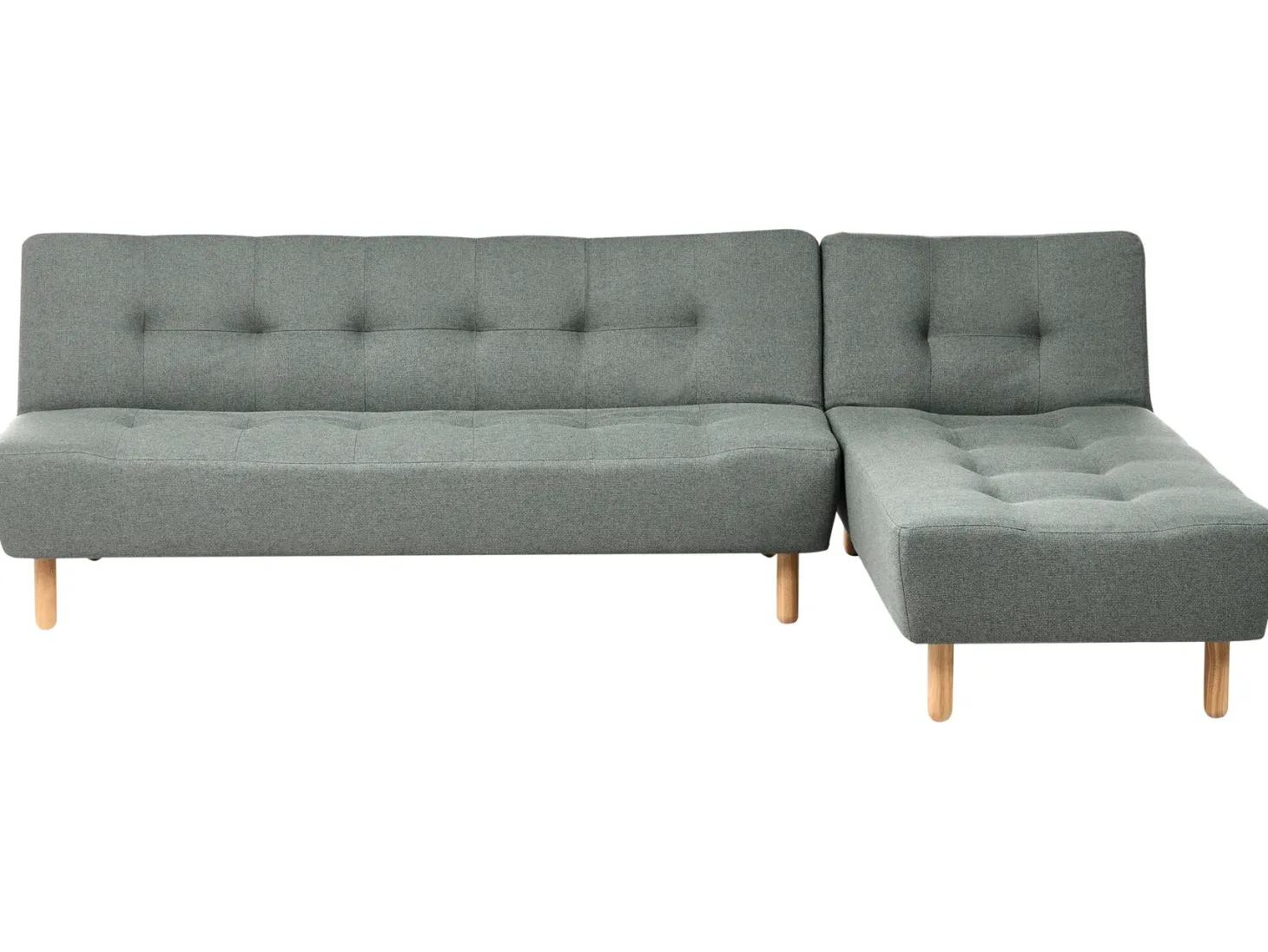 Hjørnesovesofa modul 4 personers ALSTEN Grøn Venstrevendt