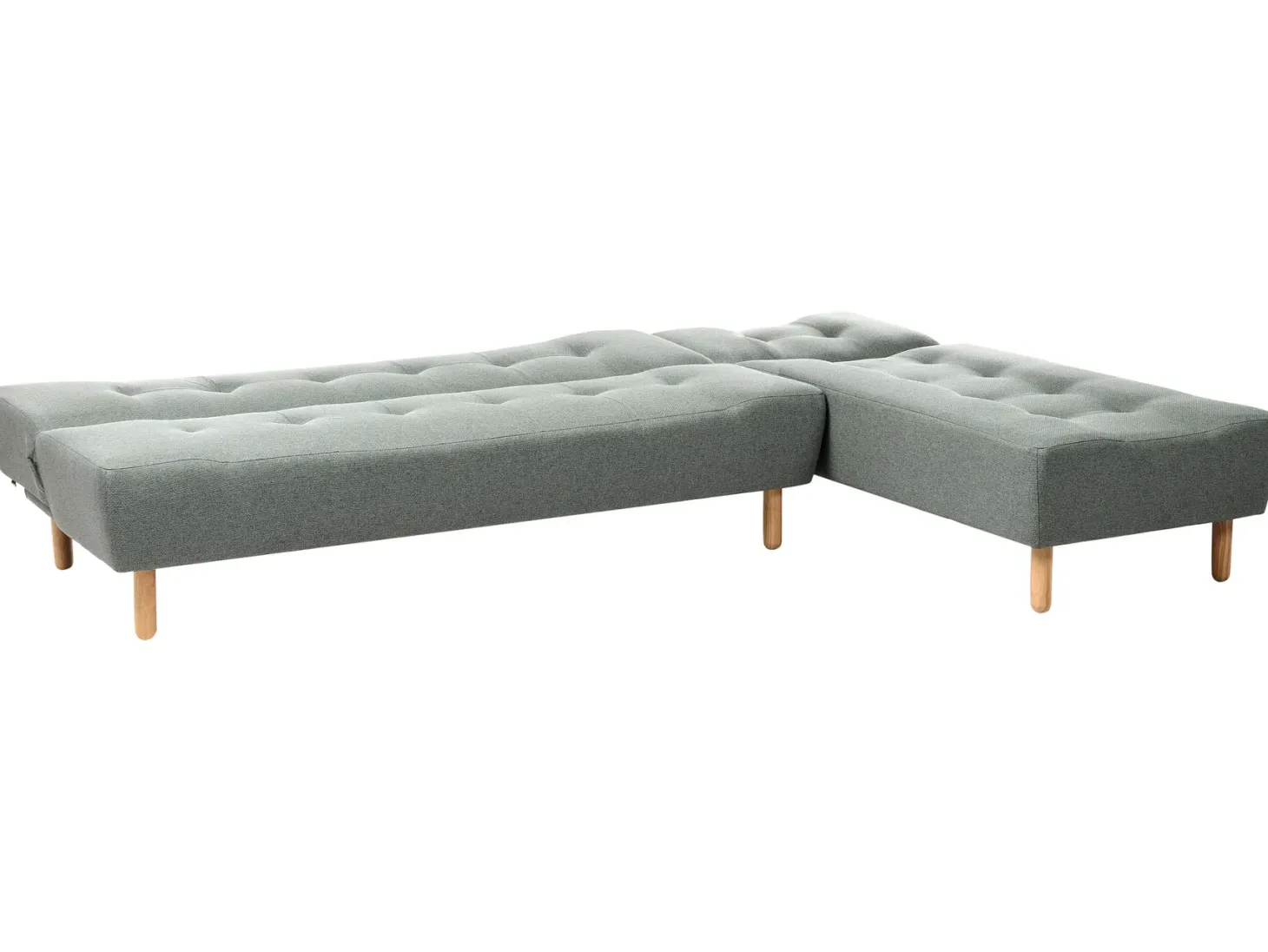 Hjørnesovesofa modul 4 personers ALSTEN Grøn Venstrevendt