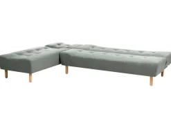 Hjørnesovesofa modul 4 personers ALSTEN Grøn Højrevendt