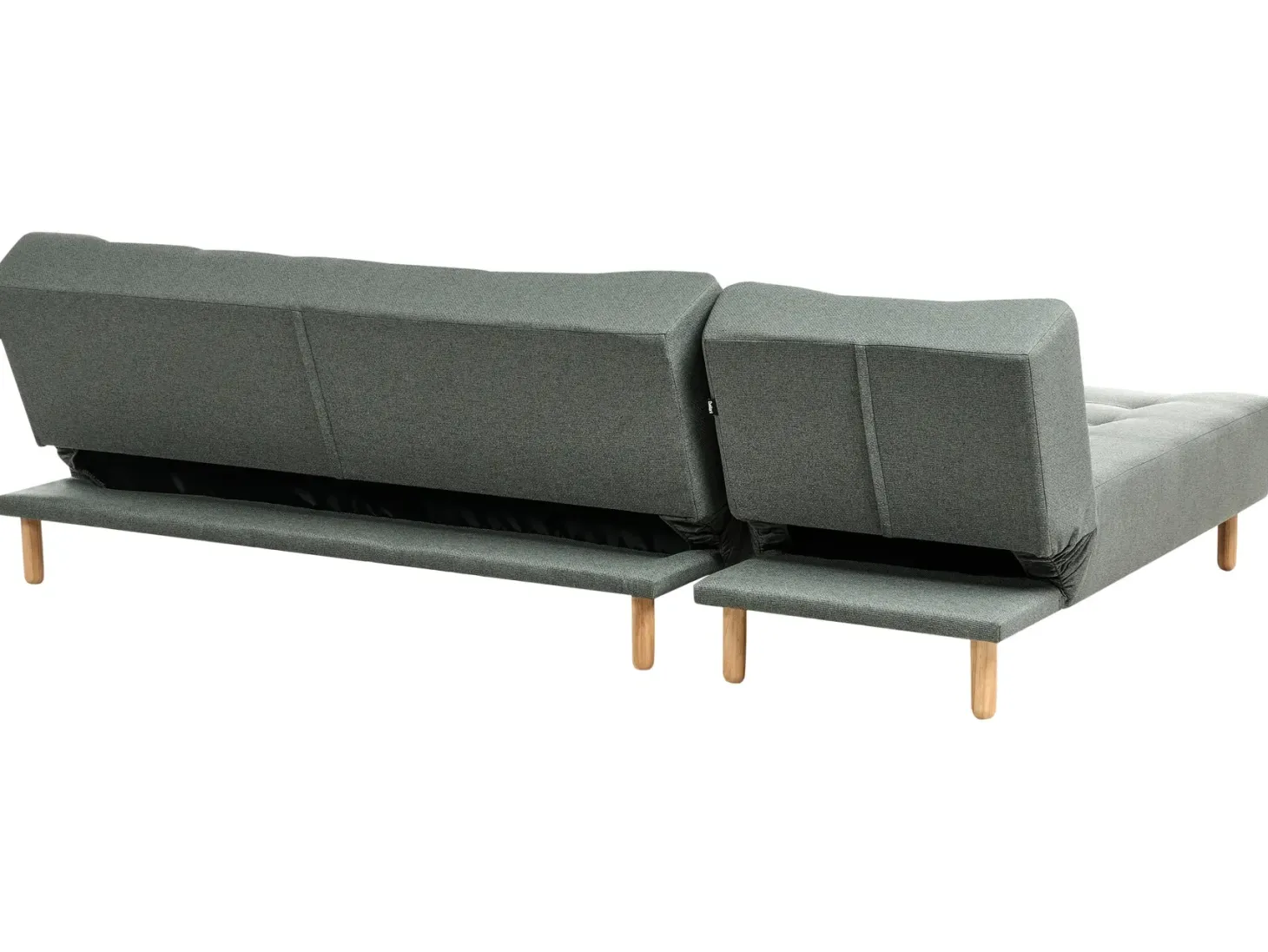 Hjørnesovesofa modul 4 personers ALSTEN Grøn Højrevendt