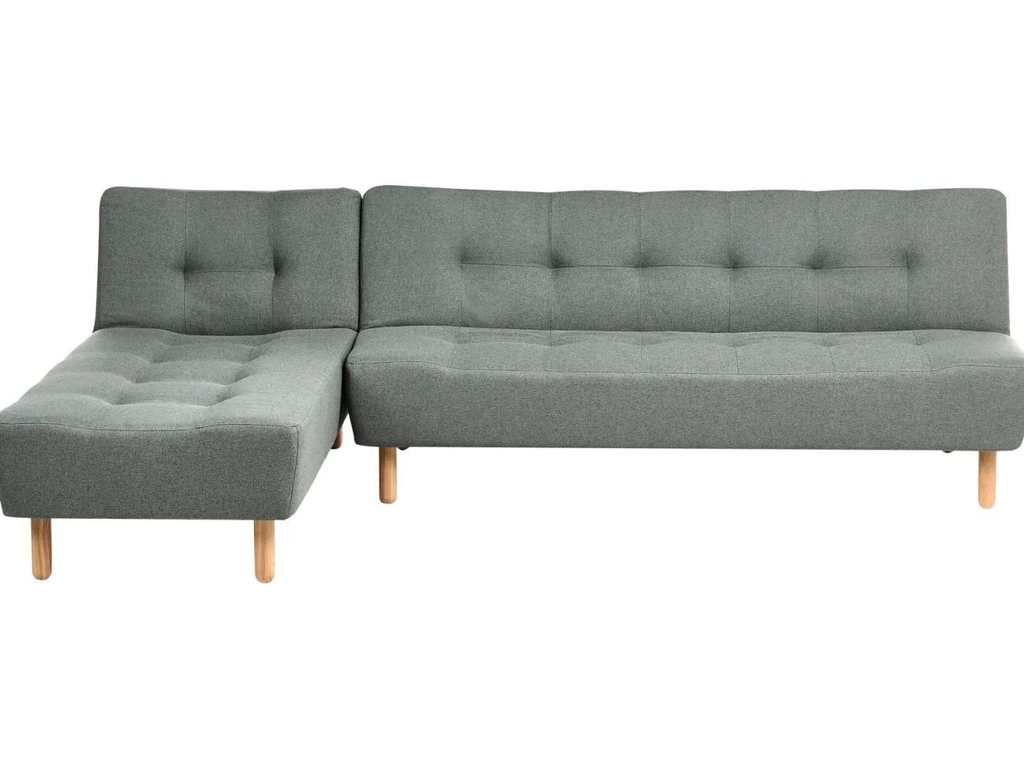 Hjørnesovesofa modul 4 personers ALSTEN Grøn Højrevendt