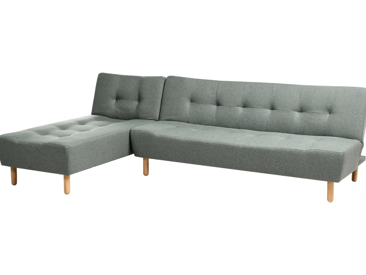 Hjørnesovesofa modul 4 personers ALSTEN Grøn Højrevendt