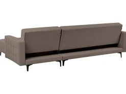 Hjørnesovesofa modul 4 personers ABERDEEN Brungrå Venstrevendt