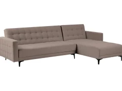 Hjørnesovesofa modul 4 personers ABERDEEN Brungrå Venstrevendt