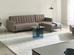 Hjørnesovesofa modul 4 personers ABERDEEN Brungrå Venstrevendt