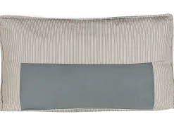 Hjørnesovesofa 3 personers ABACKA Fløjl Beige Højrevendt