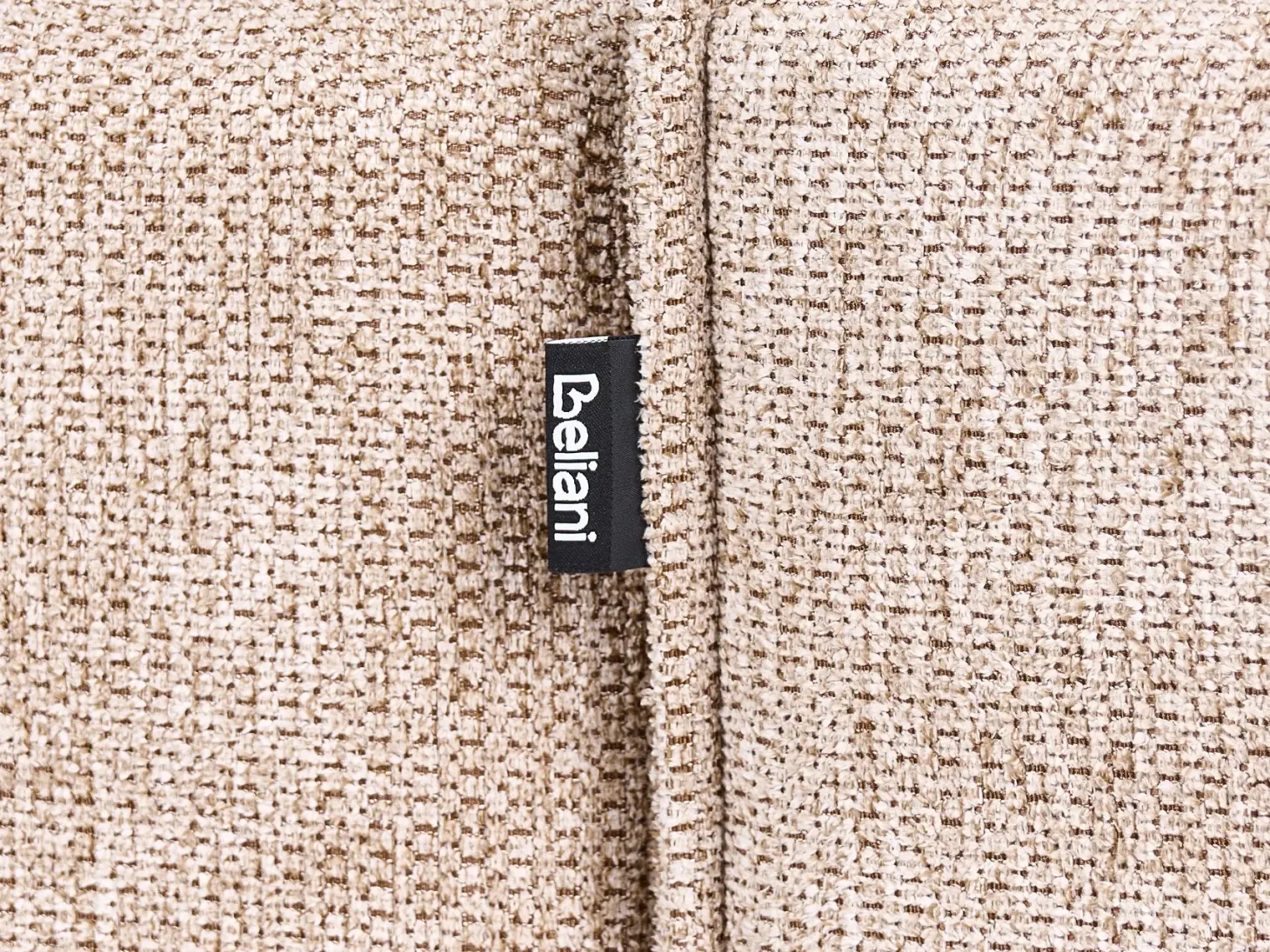 Hjørnesovesofa 3 personers EDANE Beige med opbevaring Højrevendt