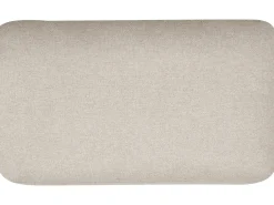 Hjørnesovesofa 3 personers HRISEY Kunstlinned Beige Venstrevendt