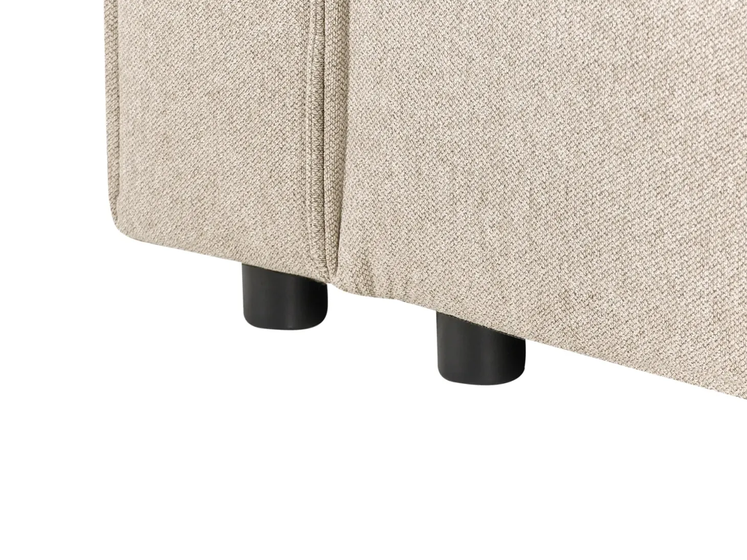Hjørnesovesofa 3 personers ROMEDAL II Beige Højrevendt