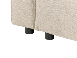 Hjørnesovesofa 3 personers ROMEDAL II Beige Venstrevendt