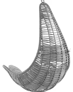 Hængestol ATRI II PE-rattan Sort