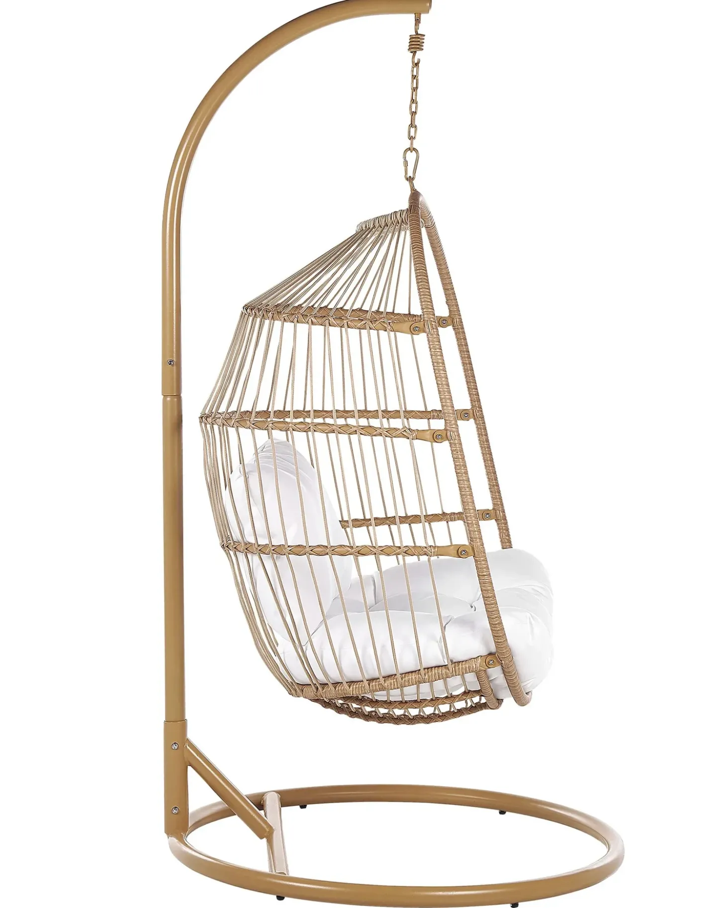 Hængestol med stativ ALBA PE-rattan Naturlig