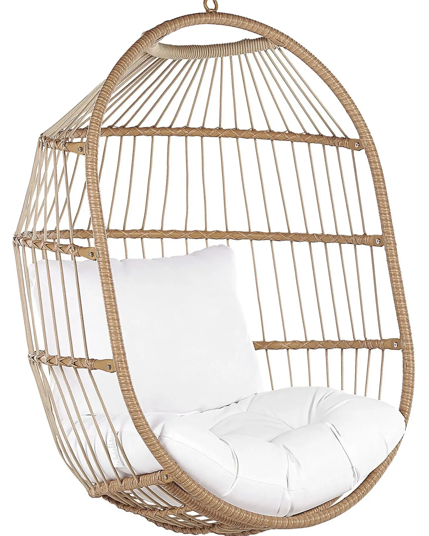 Hængestol med stativ ALBA PE-rattan Naturlig