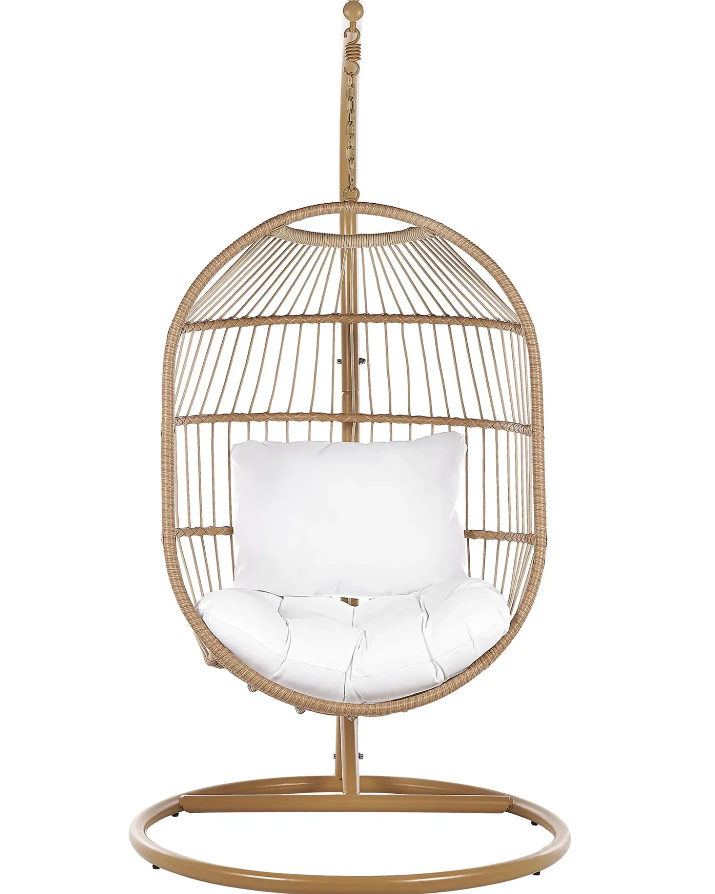 Hængestol med stativ ALBA PE-rattan Naturlig