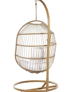 Hængestol med stativ ALBA PE-rattan Naturlig