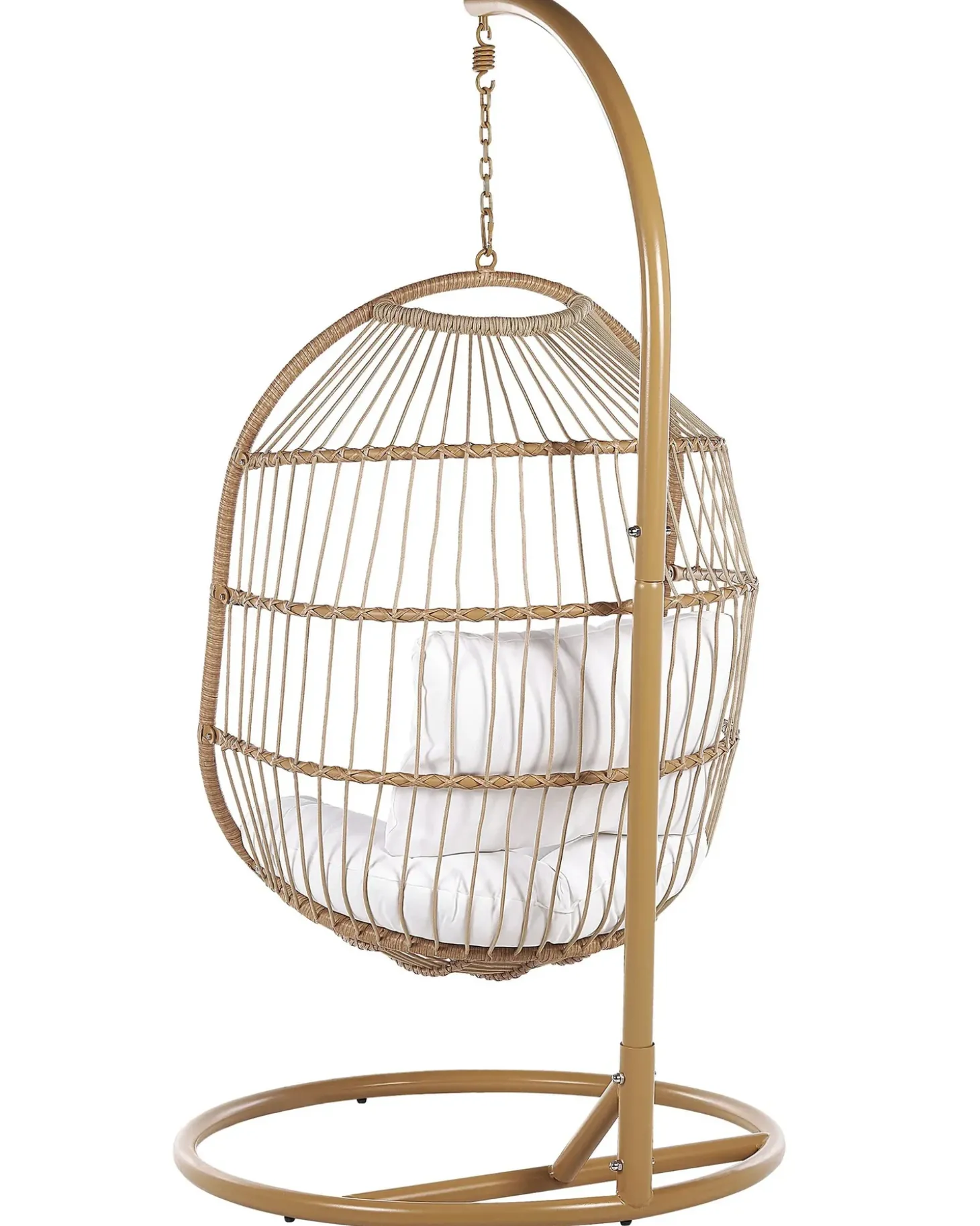 Hængestol med stativ ALBA PE-rattan Naturlig