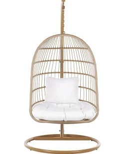 Hængestol med stativ ALLERA PE-rattan Beige