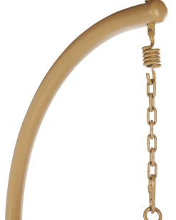 Hængestol med stativ ALLERA PE-rattan Beige