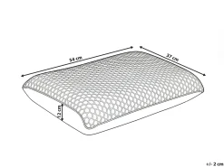 Hovedpude ATHOS Lav Memory skum 55 x 35 cm Lilla