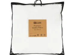 Hovedpude ERRIGAL Høj Microfiber 80 x 80 cm Hvid