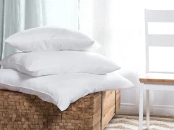 Hovedpude ERRIGAL Lav Microfiber 80 x 80 cm Hvid