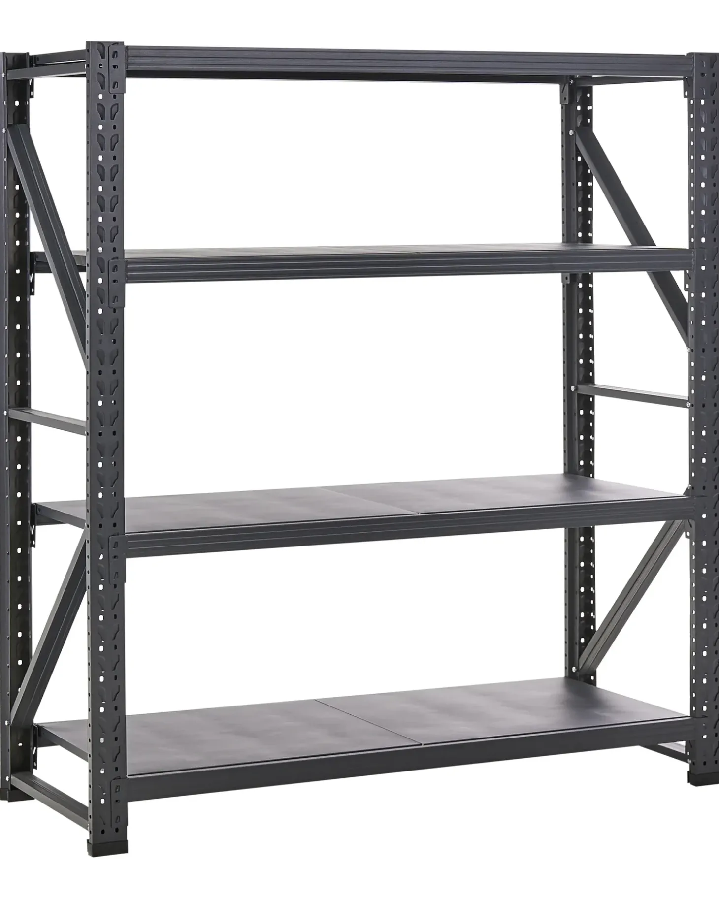Hylder til garagen FIUGGI Metal 200 cm 200 cm Sort