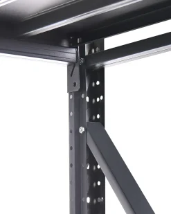 Hylder til garagen FIUGGI Metal 200 cm 200 cm Sort