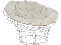 Hynde til havestol SALVO/ ORVIETO 127 x 127 cm Lys Beige
