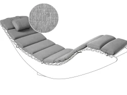 Hynde til liggestol BRESCIA PREMIUM 180 x 60 cm Grå melange