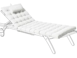 Hynde til liggestol CESANA PREMIUM 192 x 56 cm Cremehvid