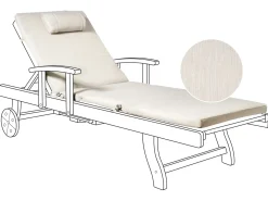 Hynde til liggestol TOSCANA/JAVA/AMANTEA PREMIUM 189 x 58 cm Lys Beige