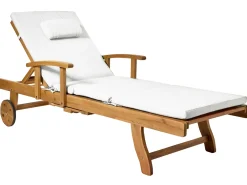 Hynde til liggestol TOSCANA/JAVA/AMANTEA PREMIUM 189 x 58 cm Cremehvid
