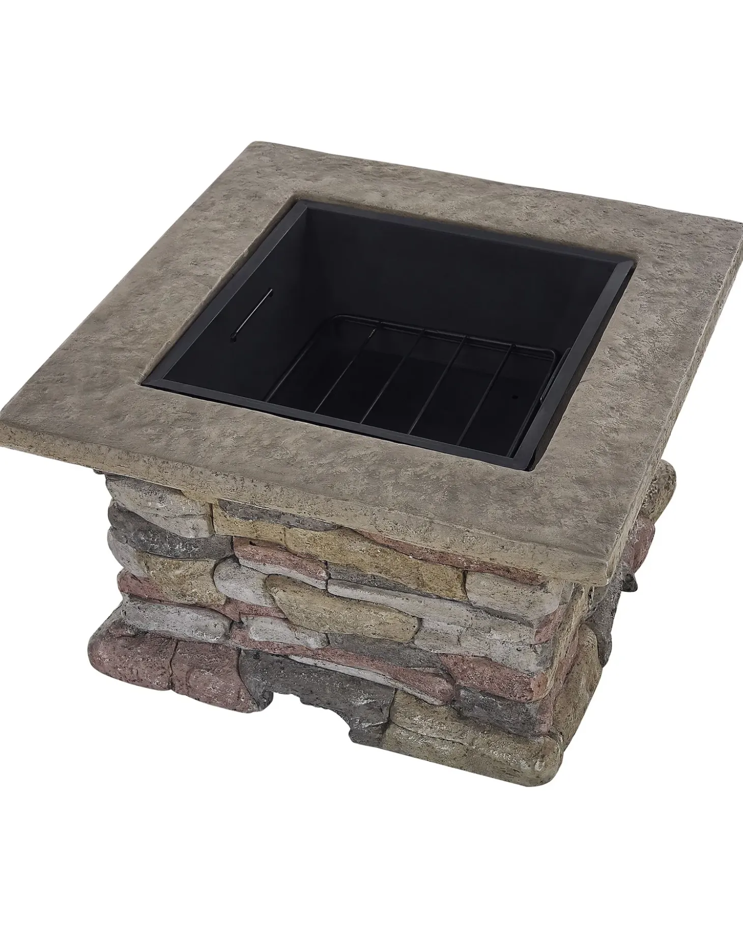Ildsted med grill KELUD Beton Grå