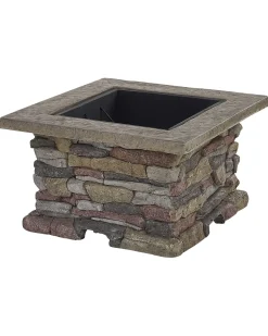 Ildsted med grill KELUD Beton Grå