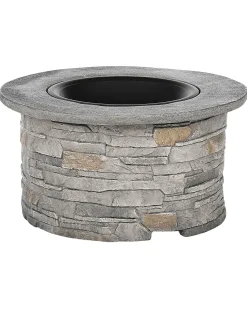Ildsted med grill TAMBORA Beton Grå