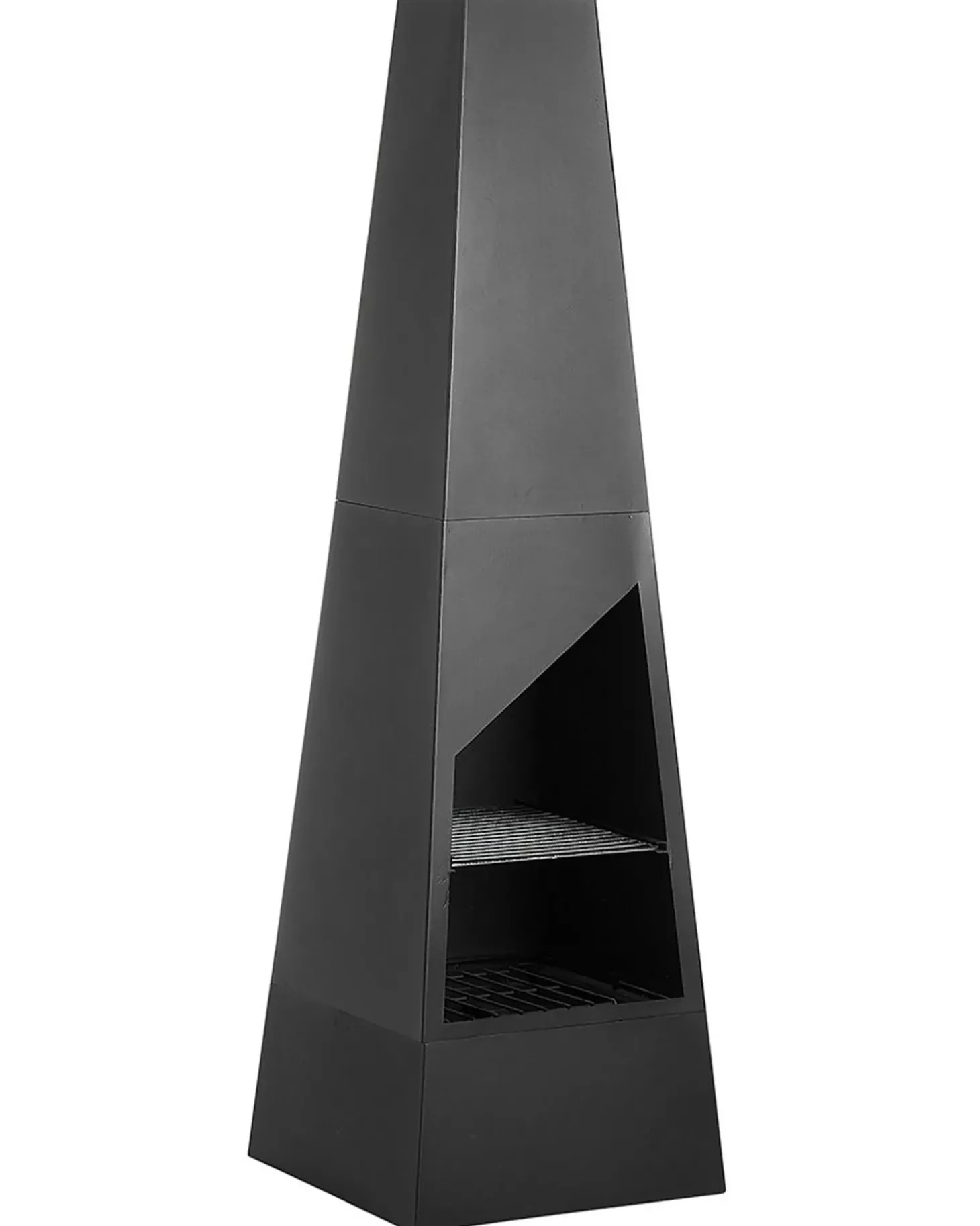 Ildsted med grill YATE Metal Sort
