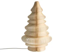 Juledekoration Bordlampe DREVJA Juletræ 51 cm Beige