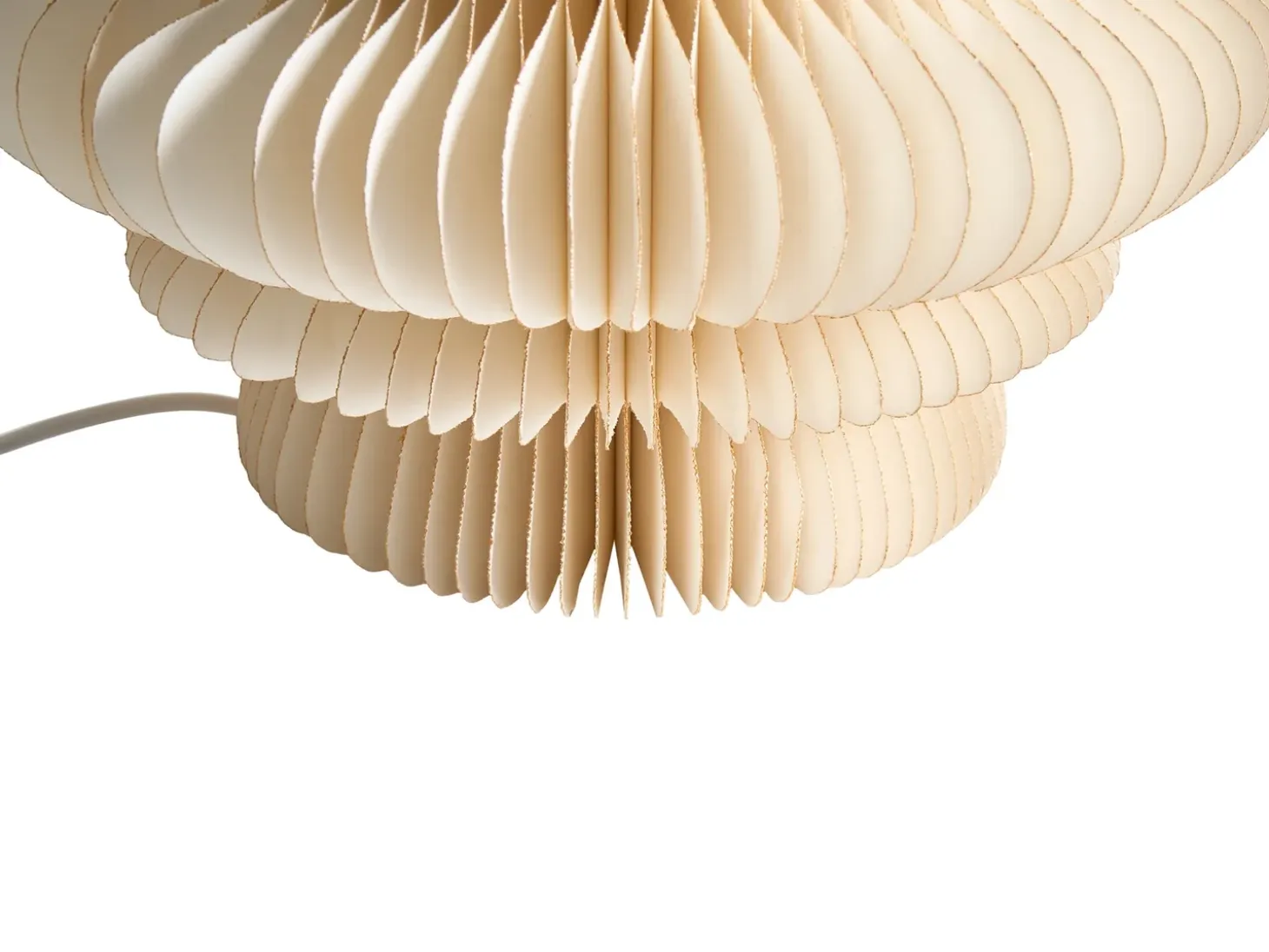 Juledekoration Bordlampe DREVJA Juletræ 51 cm Beige