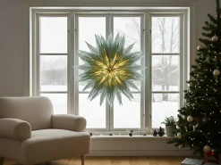 Juledekoration GRONA Stjerne 96 cm Grøn