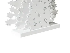 Juledekoration LED EMMESAN Juletræ 33 cm Hvid