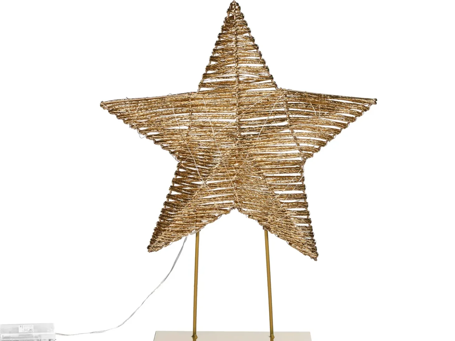 Juledekoration LED FARUP Stjerne 51 cm Guld