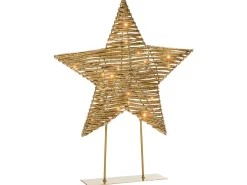 Juledekoration LED FARUP Stjerne 51 cm Guld