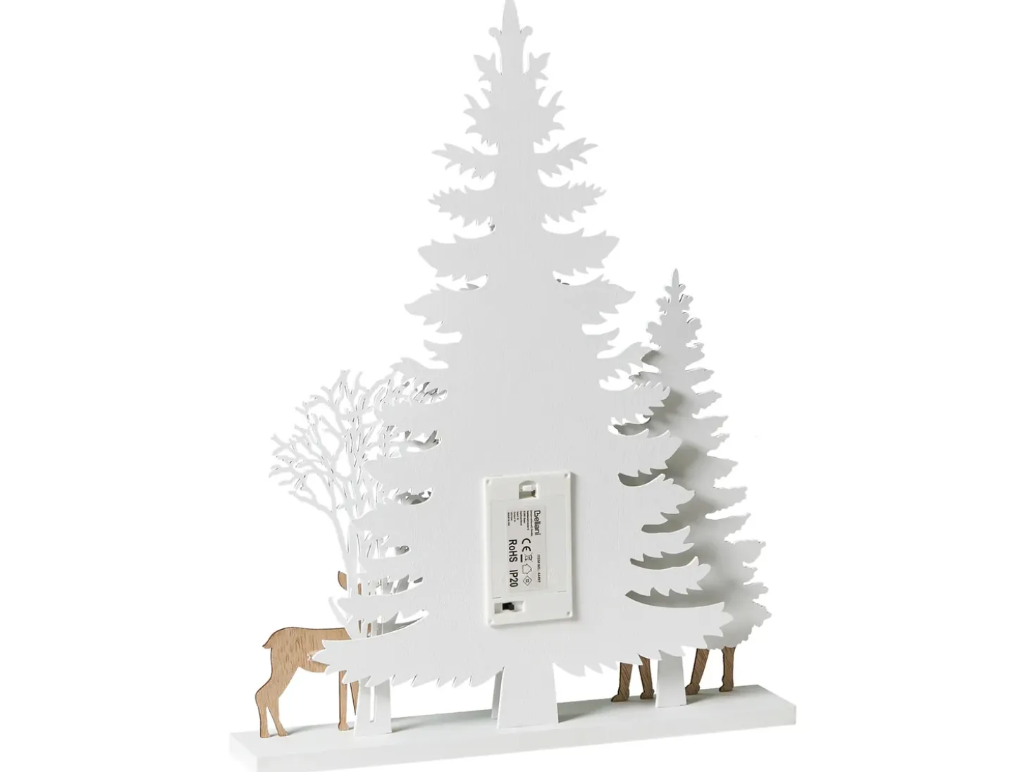Juledekoration LED GISSELAN 45 cm Hvid