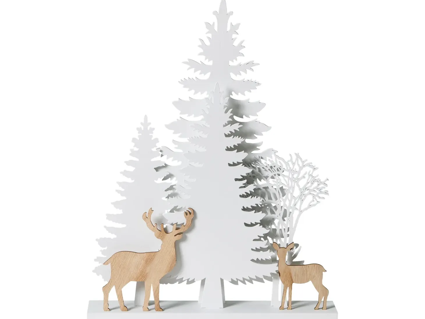 Juledekoration LED GISSELAN 45 cm Hvid
