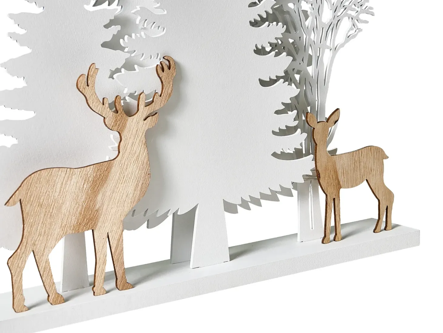 Juledekoration LED GISSELAN 45 cm Hvid