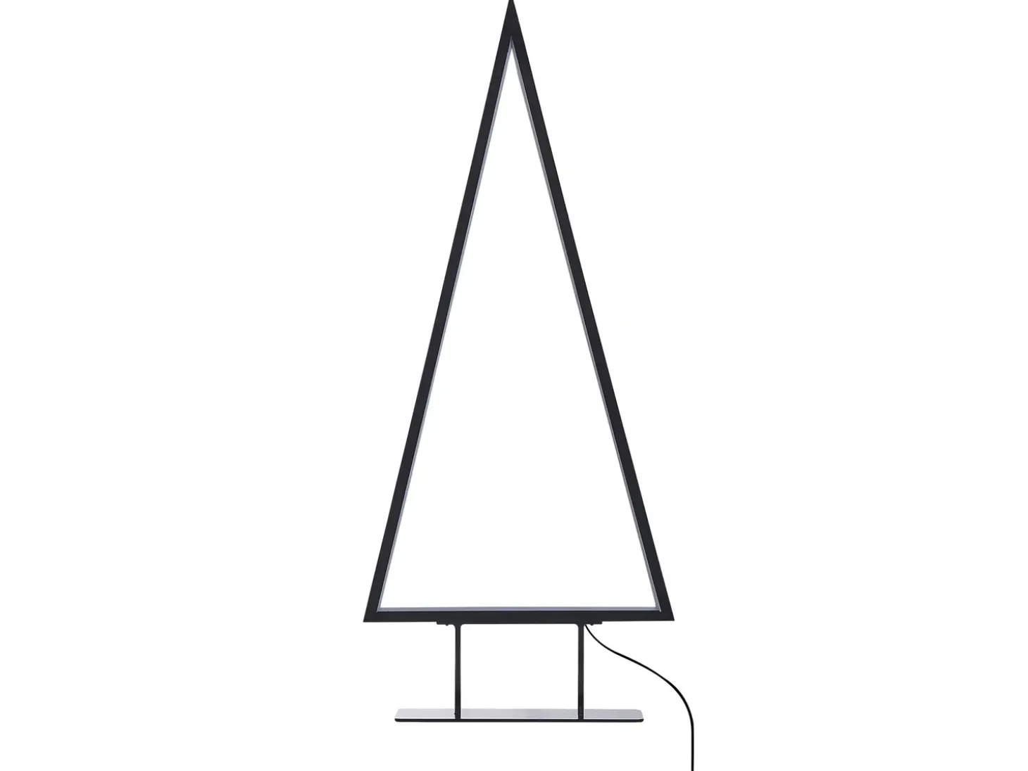 Juledekoration LED LOPPI Juletræ 47/69 cm Sort