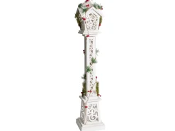 Juledekoration LED LUMMENE Søjle lampe 80 cm Hvid
