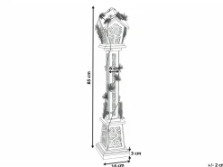 Juledekoration LED LUMMENE Søjle lampe 80 cm Hvid
